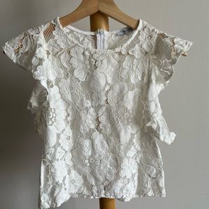Zara TRF Lace Top S
